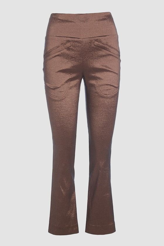 Changeant stretch trumpetbyxor