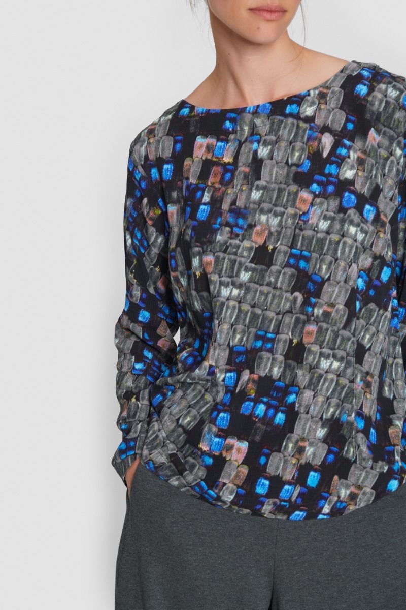 Butterfly zoom bluse