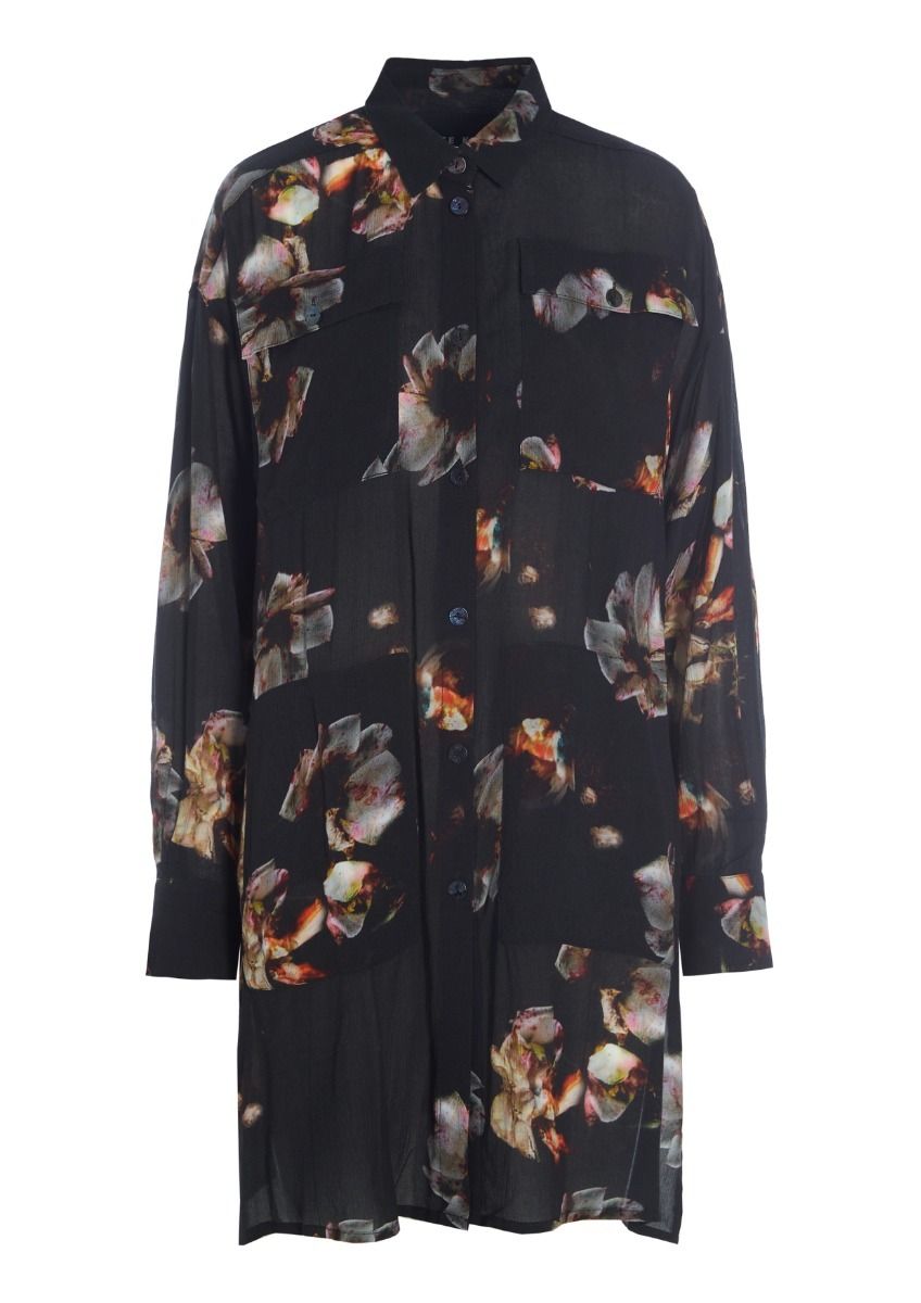 Bonbon flowers FSC skjortklänning