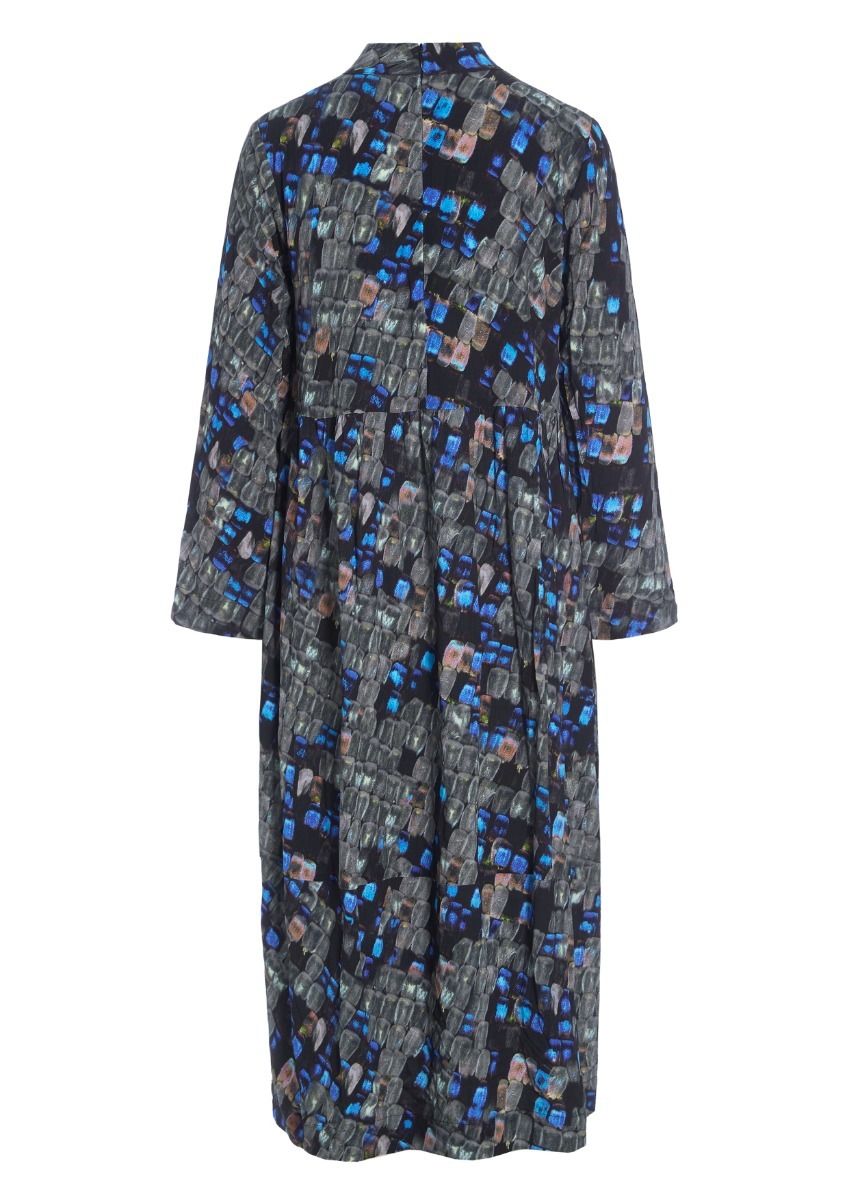 Butterfly zoom højhalset kjole