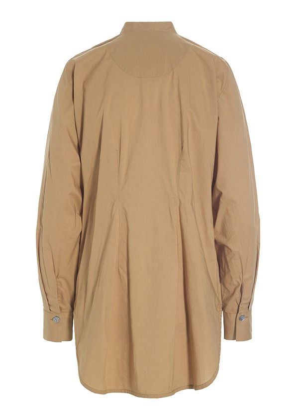 Core cotton ruffelskjorta