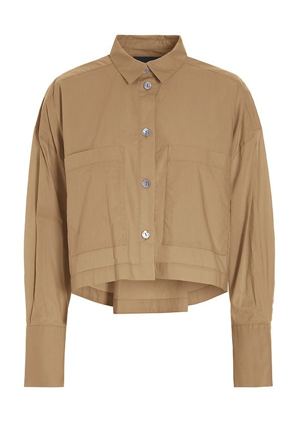 Core cotton kort skjorte