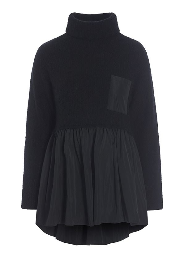 Dandelion knit Rollkragen mit Rüschen