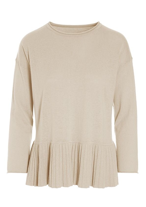 Hakumei pleated blouse