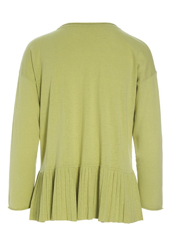 Hakumei pleated blouse