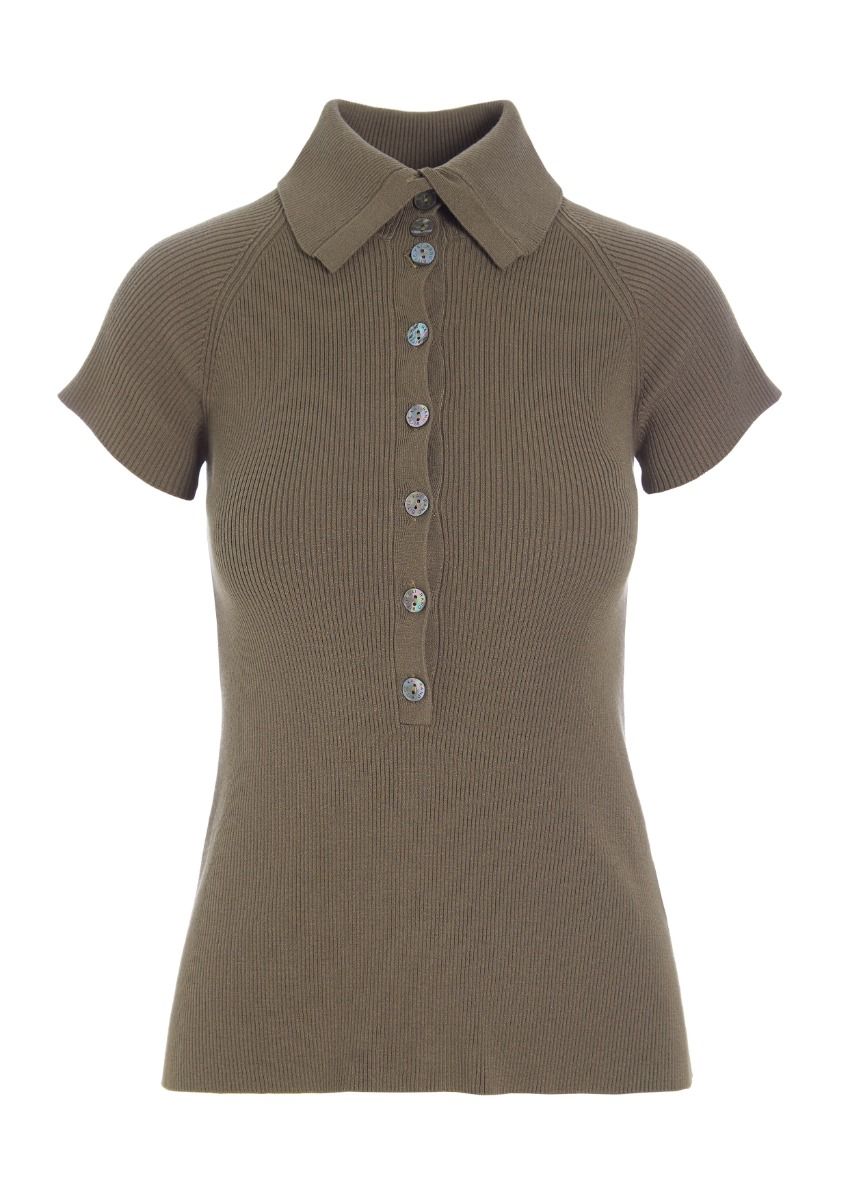 Saku blouse with collar