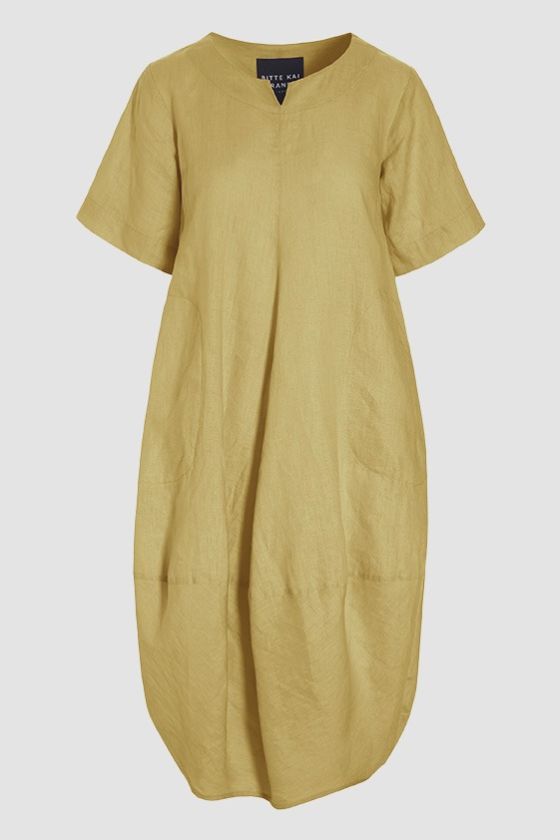 Airy linen klänning