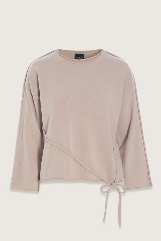 Saku blus med rosett