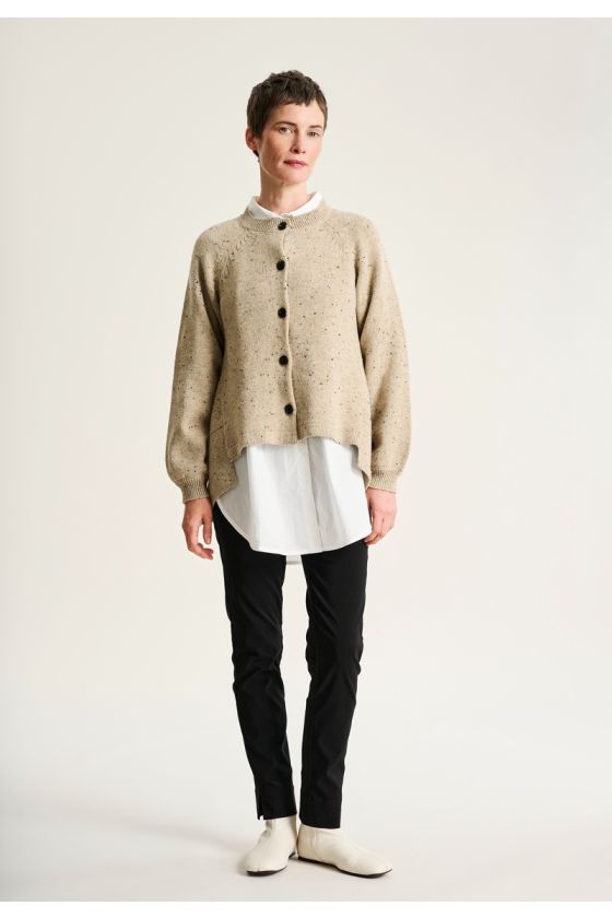 Shinabi cardigan with buttons