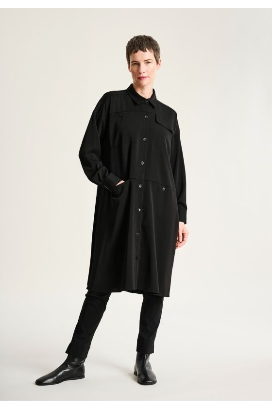 Yume dress with plisse detail