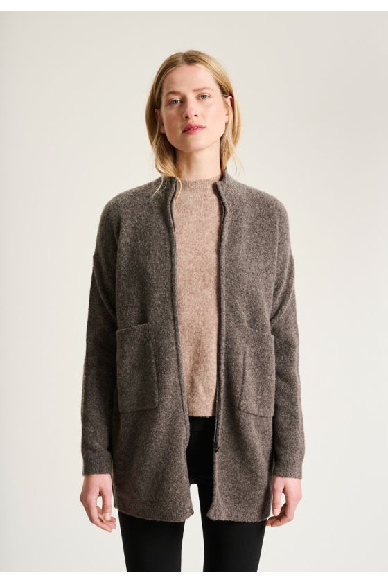 Hitsuji zip cardigan
