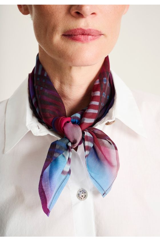 Transparent touch scarf