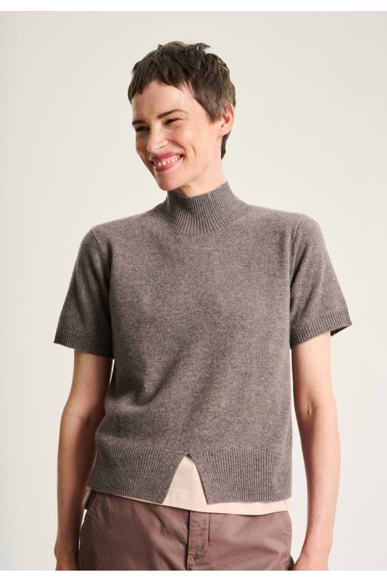 Kumo cashmere short sleeve blouse