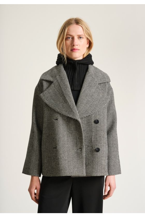Nishin double-breasted jacket