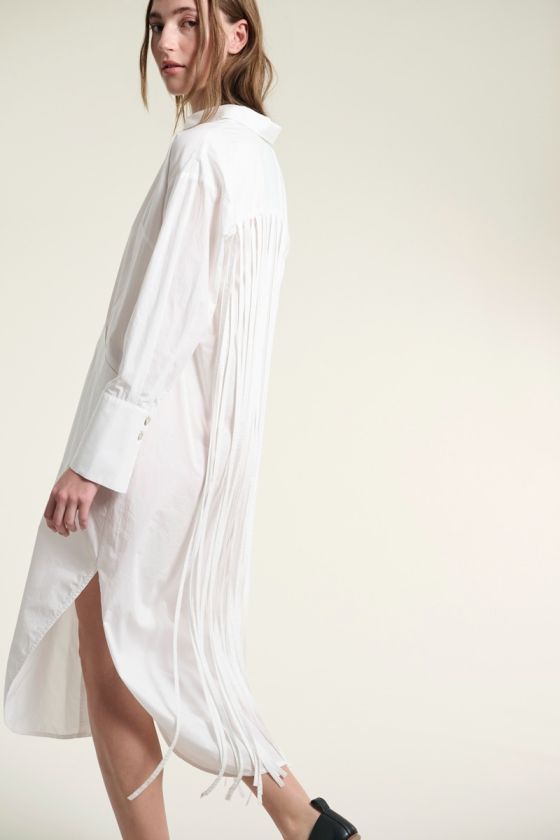 Kami cotton shirt dress