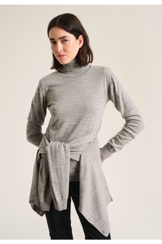 New wool turtleneck pullover