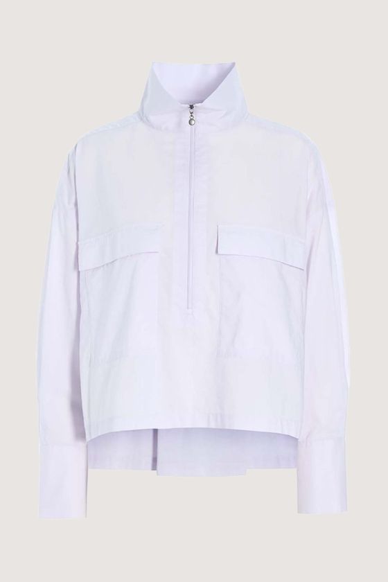 Core cotton skjorta med dragkedja