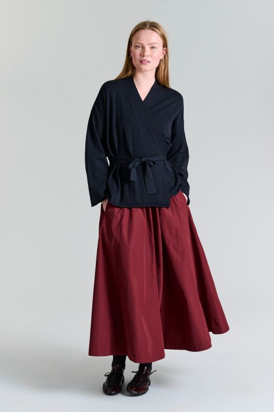 Fukkura poplin Skirt