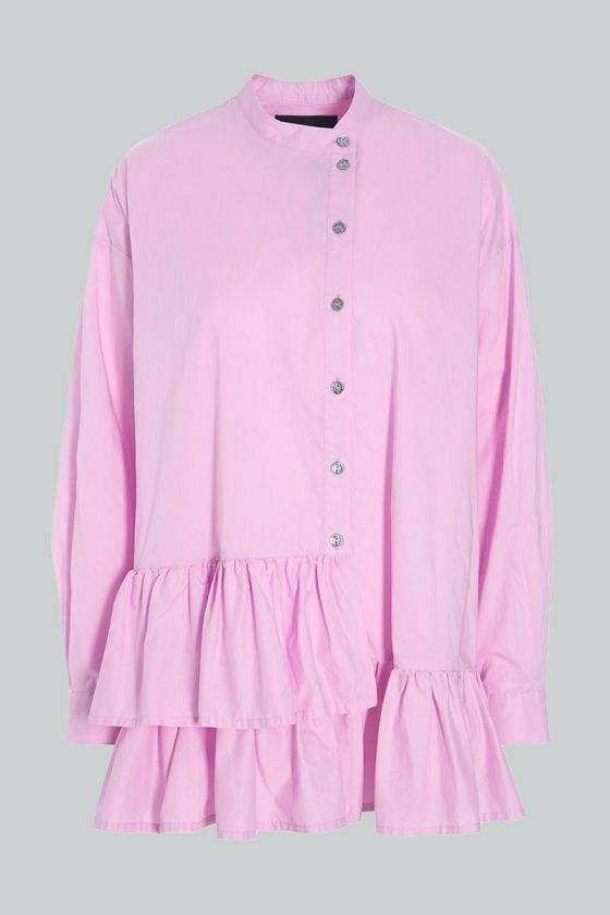 Core cotton Frill Shirt