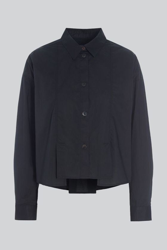 Core cotton Plisserad skjorta