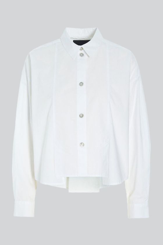 Core cotton Plisserad skjorta