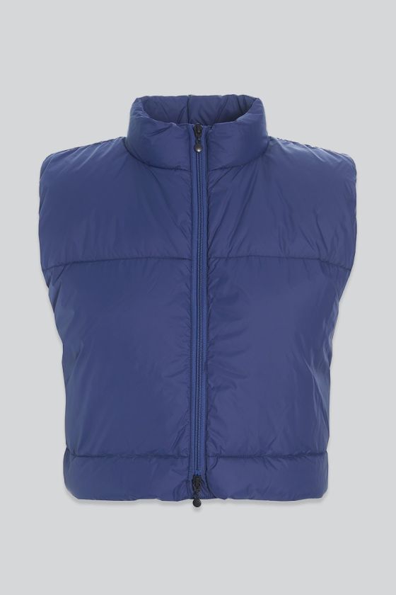 Feather down kort vest