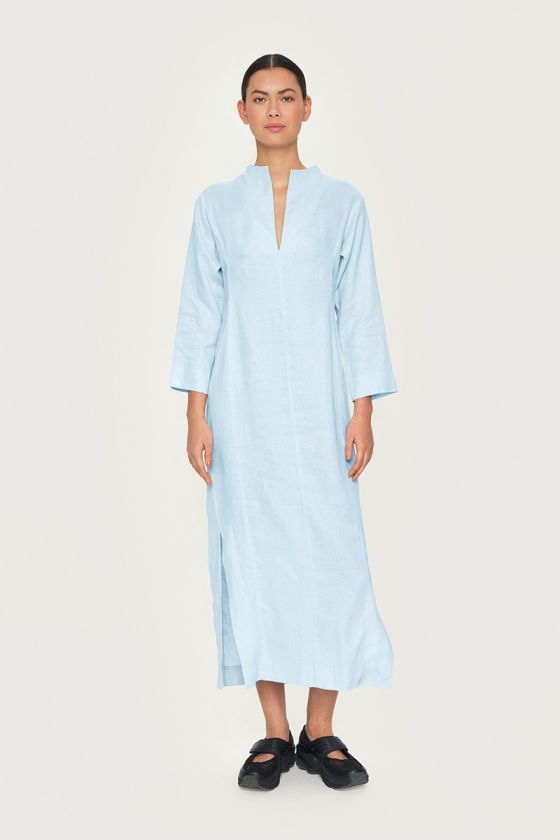 Airy linen long dress