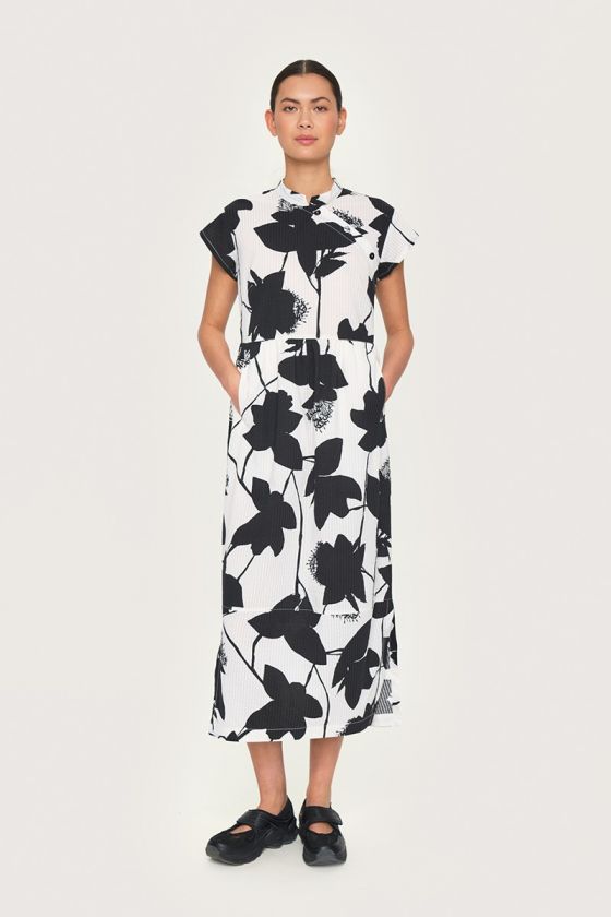 Seersucker bloom klänning