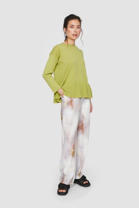 Hakumei Plissee Bluse