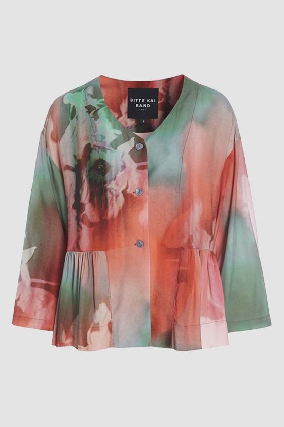 Colour dream & domino FSC bluse med knapper