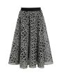 Flower mesh kjol