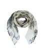 Shadow print scarf