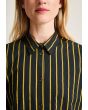 Golden stripes big shirt