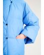 Feather down jacket with lapel