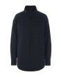 Core cotton pintuckskjorte