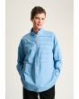 Core cotton pintuckskjorte