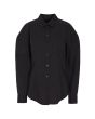 Core cotton sculptural shirt