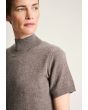 Kumo cashmere short sleeve blouse