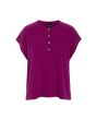Kumo cashmere blouse with buttons