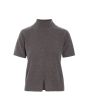 Kumo cashmere short sleeve blouse