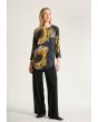 Shinobe blouse with boatneck