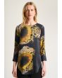 Shinobe blouse with boatneck