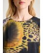 Shinobe blouse with boatneck