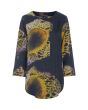 Shinobe blouse with boatneck