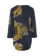 Shinobe blouse with boatneck