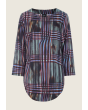 Shinobe blouse with boatneck