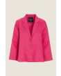 Airy linen a-shape jacket