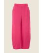 Airy linen elastic pants