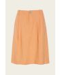 Lazy linen skirt with pleats