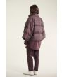 Feather down Jacke mit Kragen